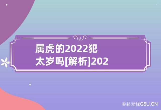 2022年壬寅年生肖虎本命年犯太岁：应对策略与困境探讨